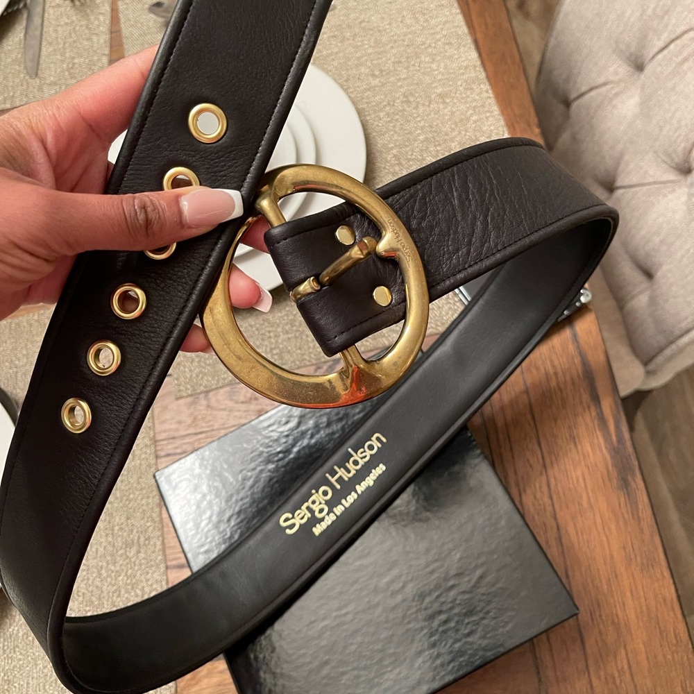 Sergio Hudson belt size 36 New, never worn.